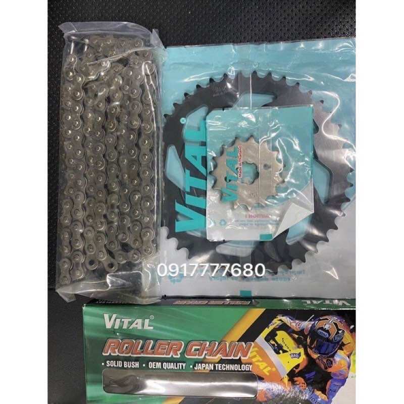 Nhông sên dĩa exciter 150 / ex150 / ex150- nhông 14t 15t dĩa 36t 38t 39t 40t 42t sên 9ly
