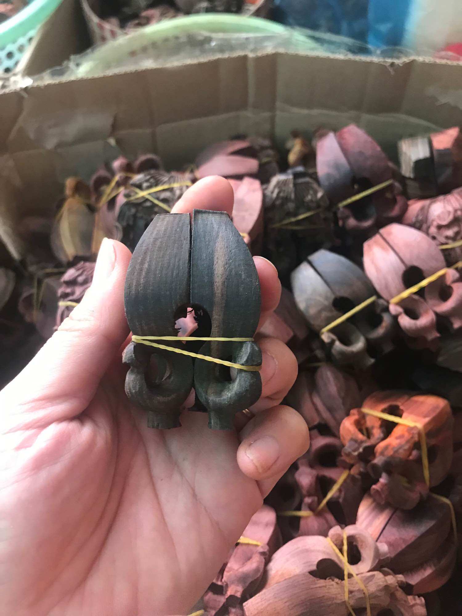 Chân Lồng Chim Gỗ Mun, phụ kiện lồng chào mào