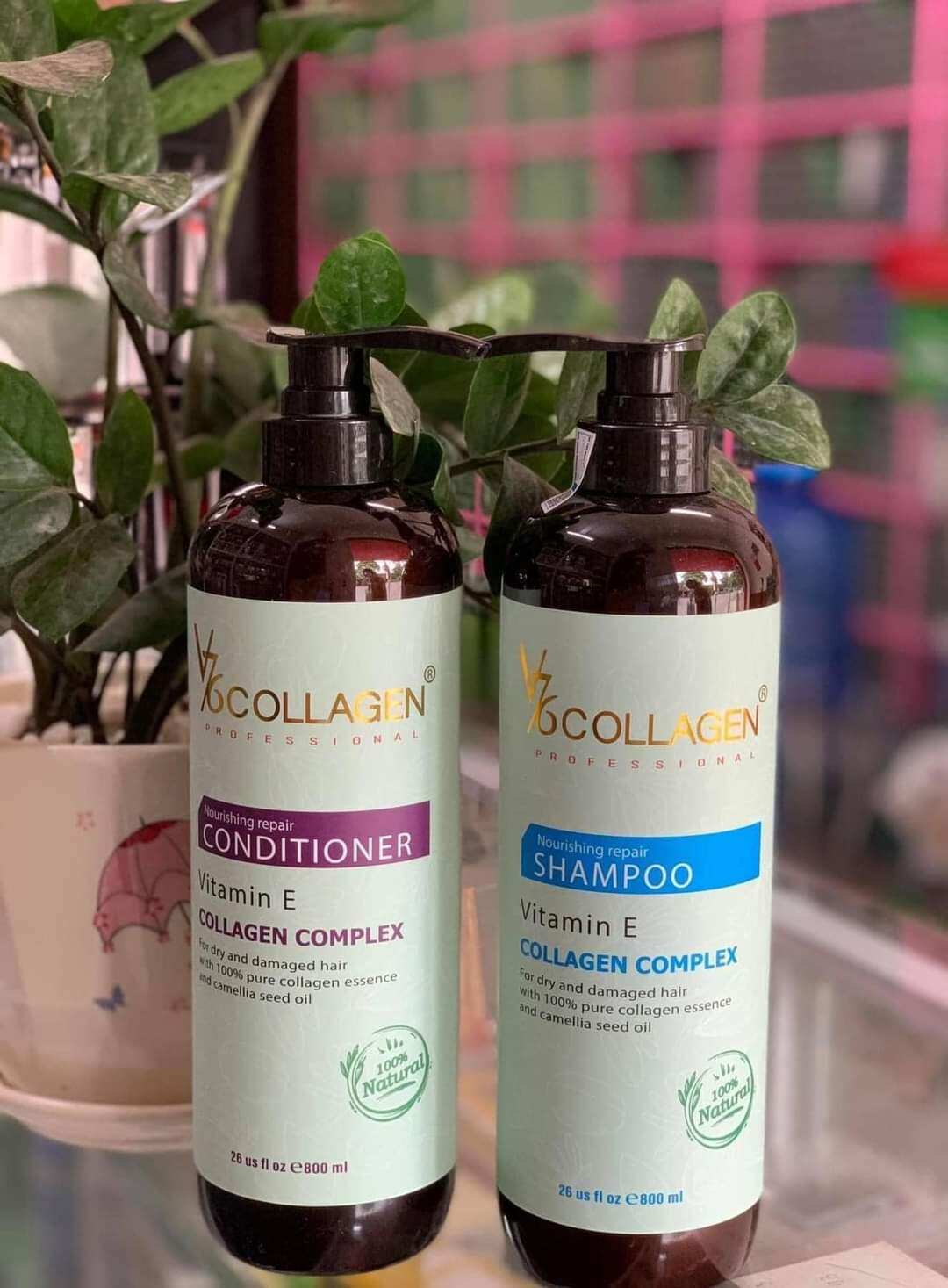 Cặp Dầu Gội Xả V76 COLLAGEN