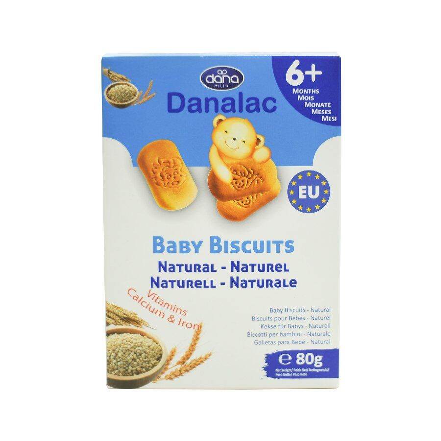 Bánh quy ăn dặm Danalac - Hộp 80g thumbnail