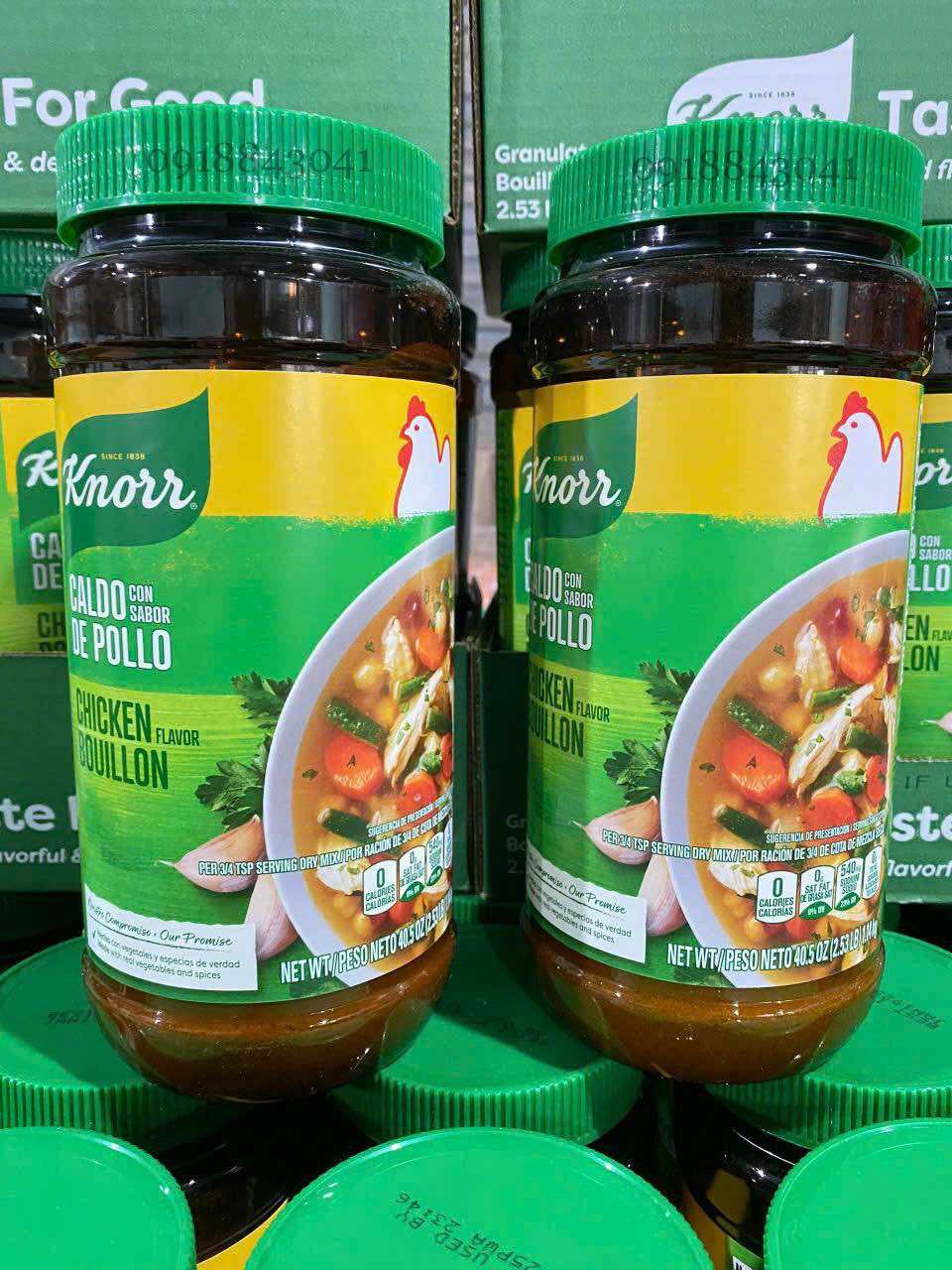 Bột nêm knorr gà của mỹ 1.14kg