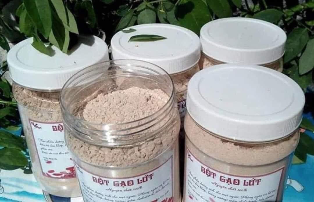 BỘT GẠO LỨT ĐỎ NGUYÊN CHẤT (gạo lứt huyết rồng) 500g