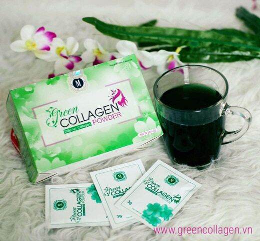 [HCM]diệp lục collagen 30 gói × 3g