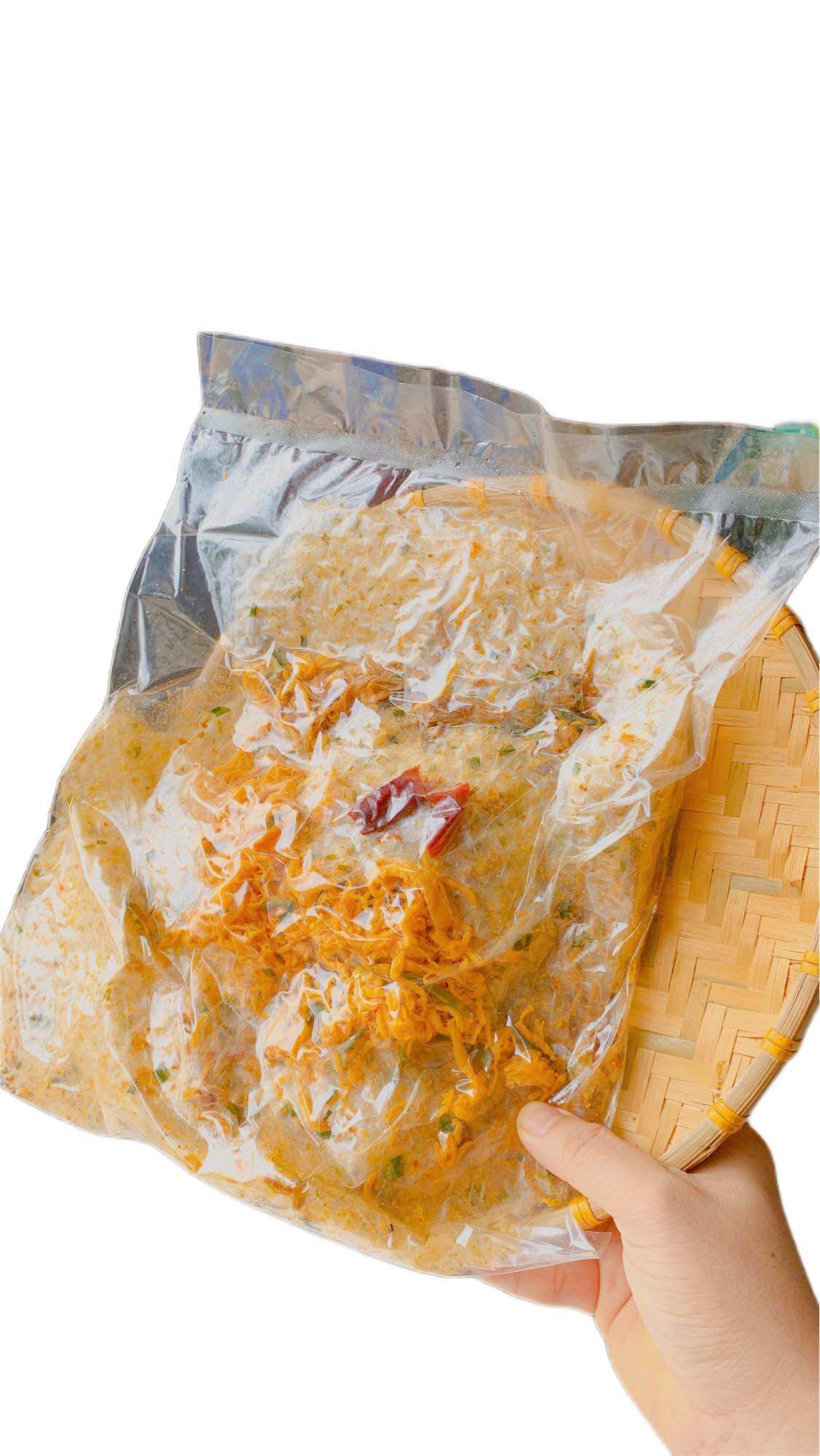 [500G] BÁNH TRÁNG Hành Phi Khô Gà. Trung Nghĩa
