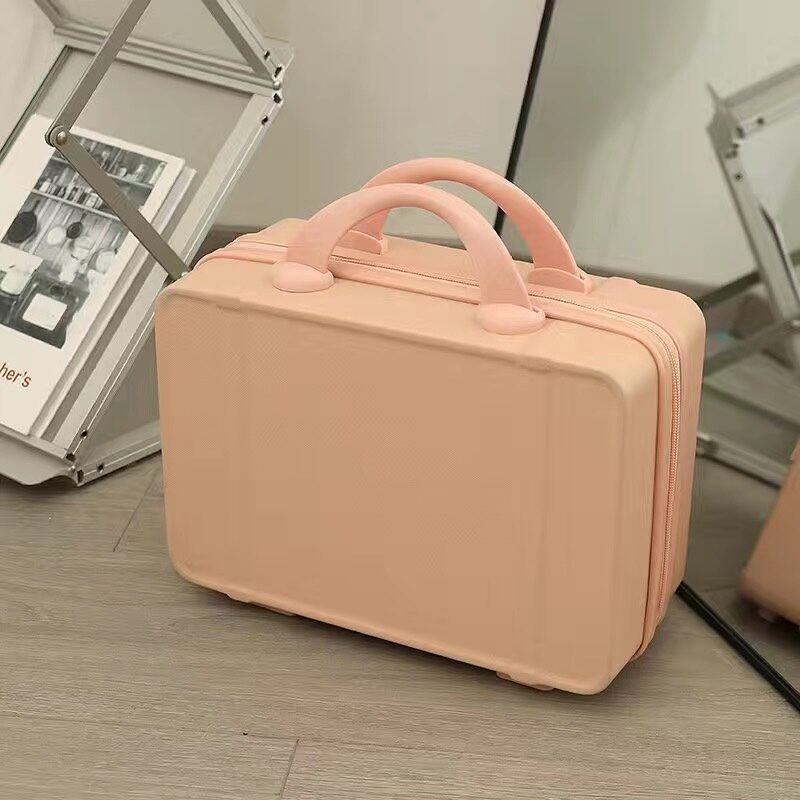 Vali xách tay vali hành lý nhỏ nữ 14 inch hộp mỹ phẩm vali du lịch va li khóa túi mini loại nhỏ có thể treo vali to