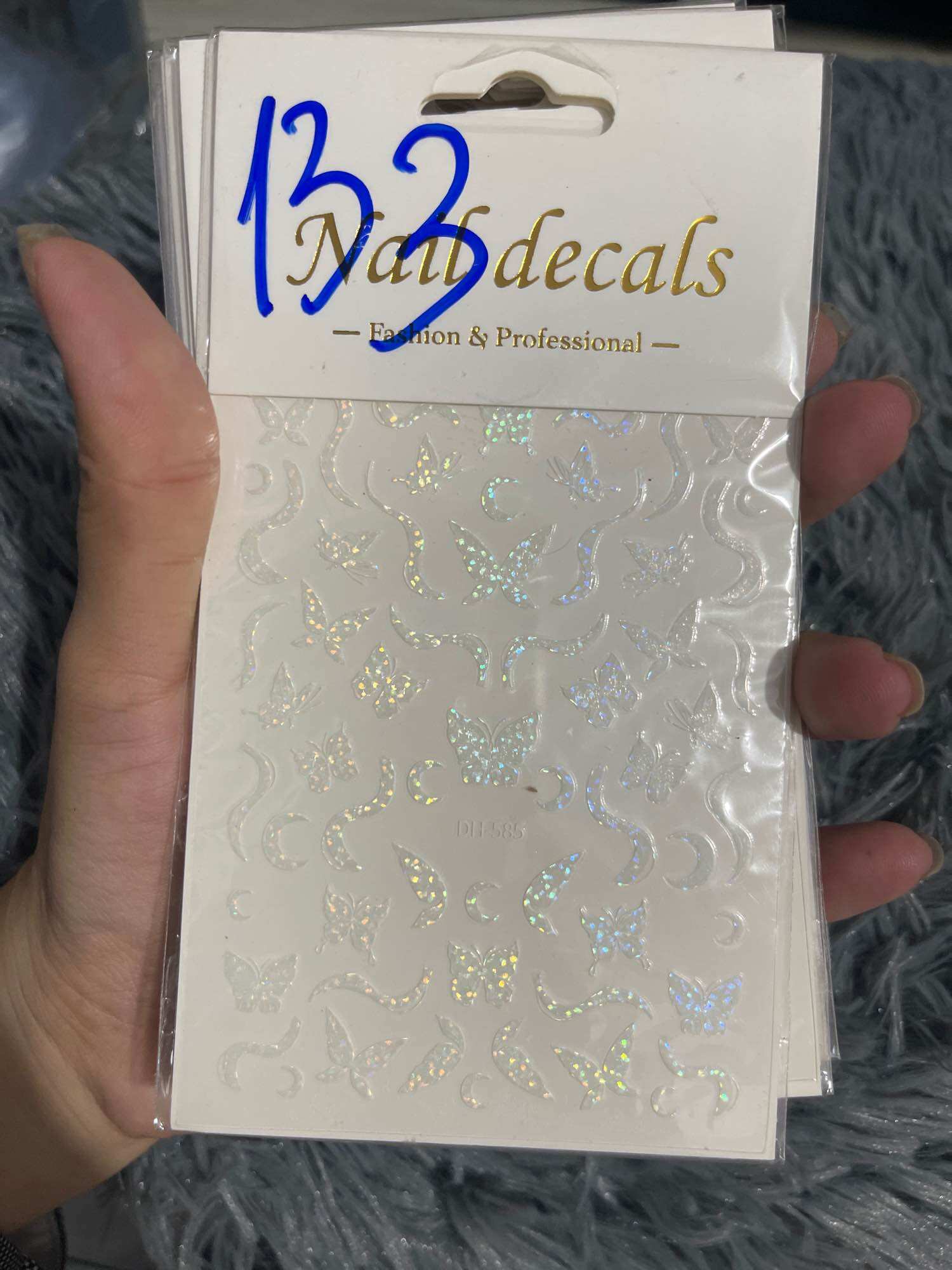 Tấm sticker dán móng tay siêu đẹp