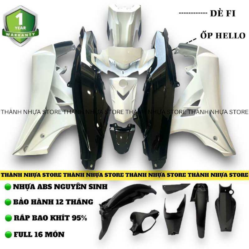 [NEW] Dàn áo Sirius Trắng phối Đen Ốp Sihello Dè Fi (Xem MÔ TẢ)