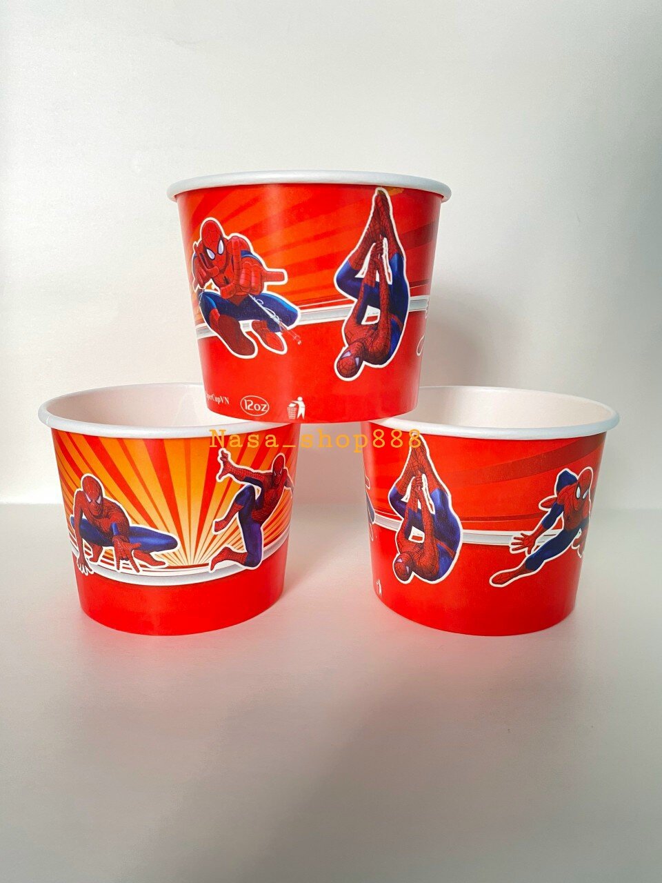 [HCM] 50 ly giấy 13oz~390ml đựng kem nắp cầu