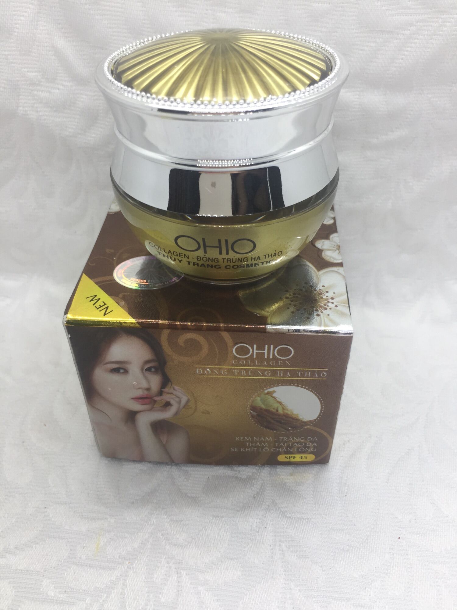 [Hcm]Kem Nám - Trắng Da - Thâm - Tái Tạo Da Ohio Collagen 20G