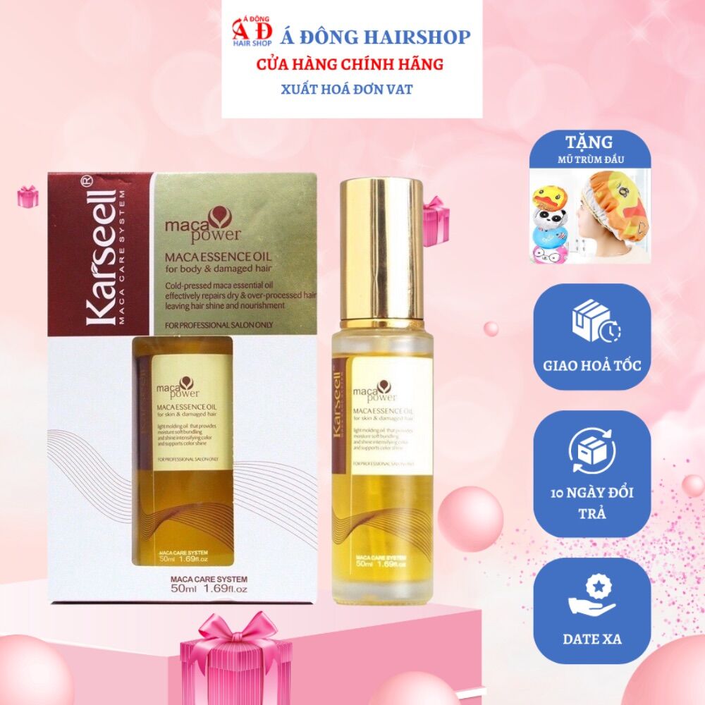 Tinh dầu dưỡng tóc cao cấp karseell maca essence oil 50ml
