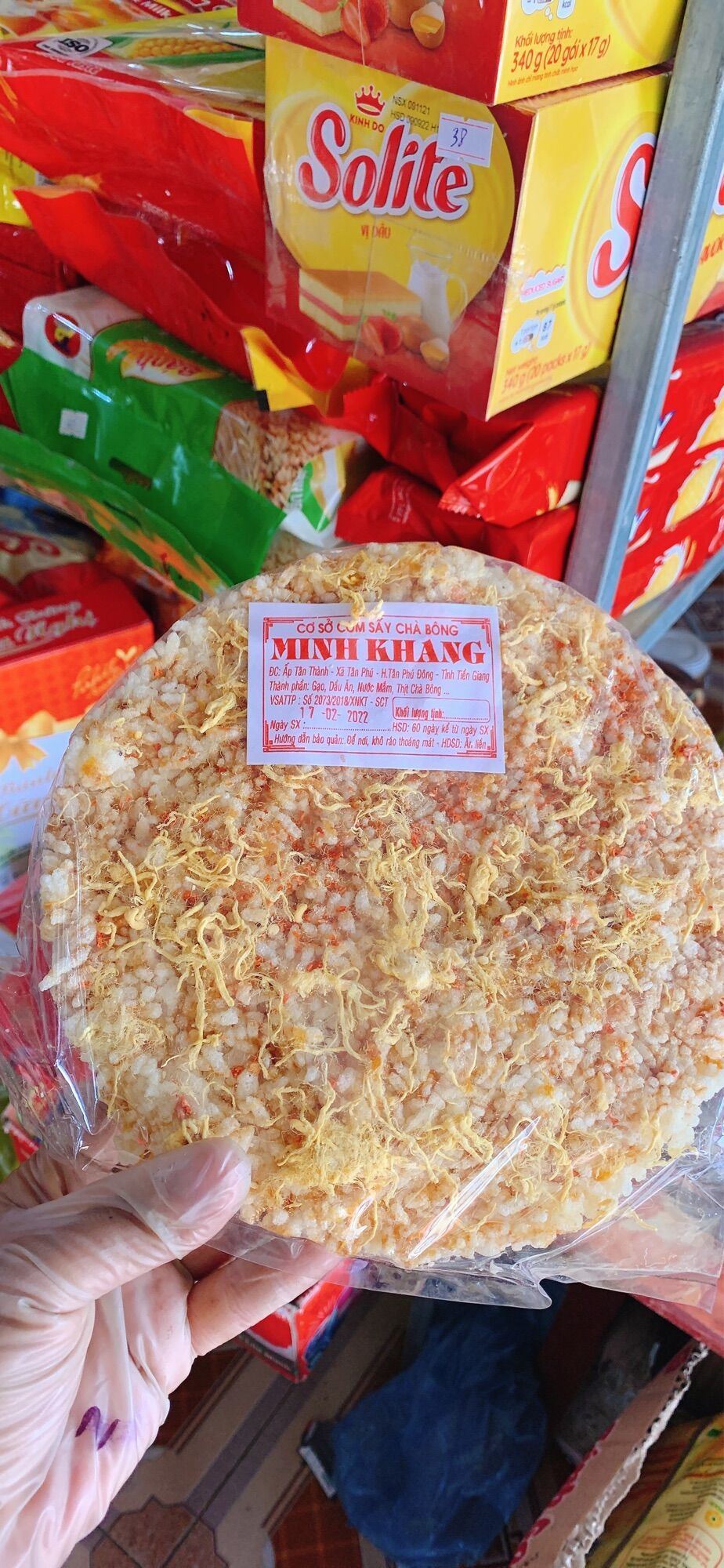 Cơm cháy chà bông Minh Khang siêu ngon