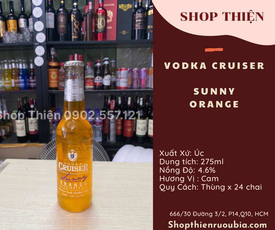 Nước trái cây Vodka Cruiser 4.5% 275ml