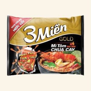 Thùng 30 gói mì 3 miền tôm chua cay 75g
