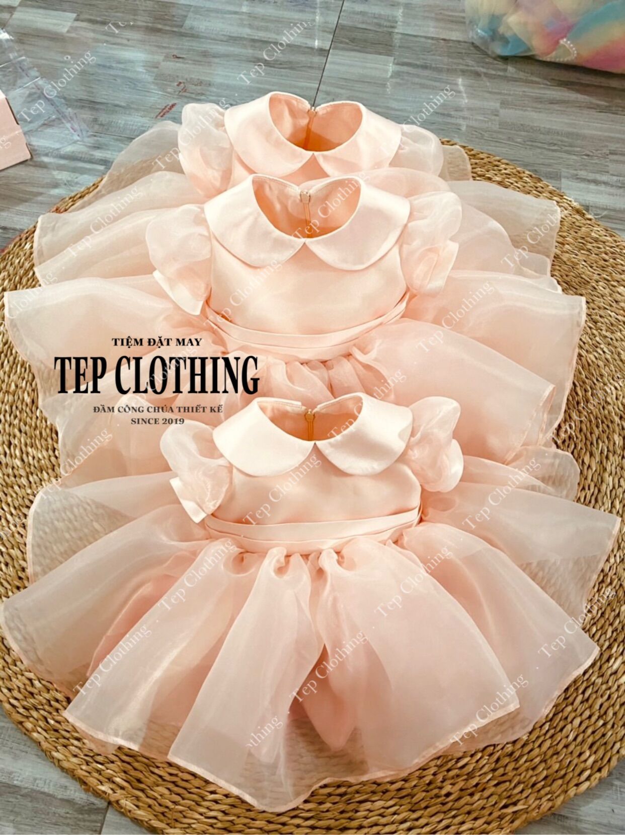 Flora đầm công chúa thiết kế bé gái by tep clothing- hình thật shop chụp