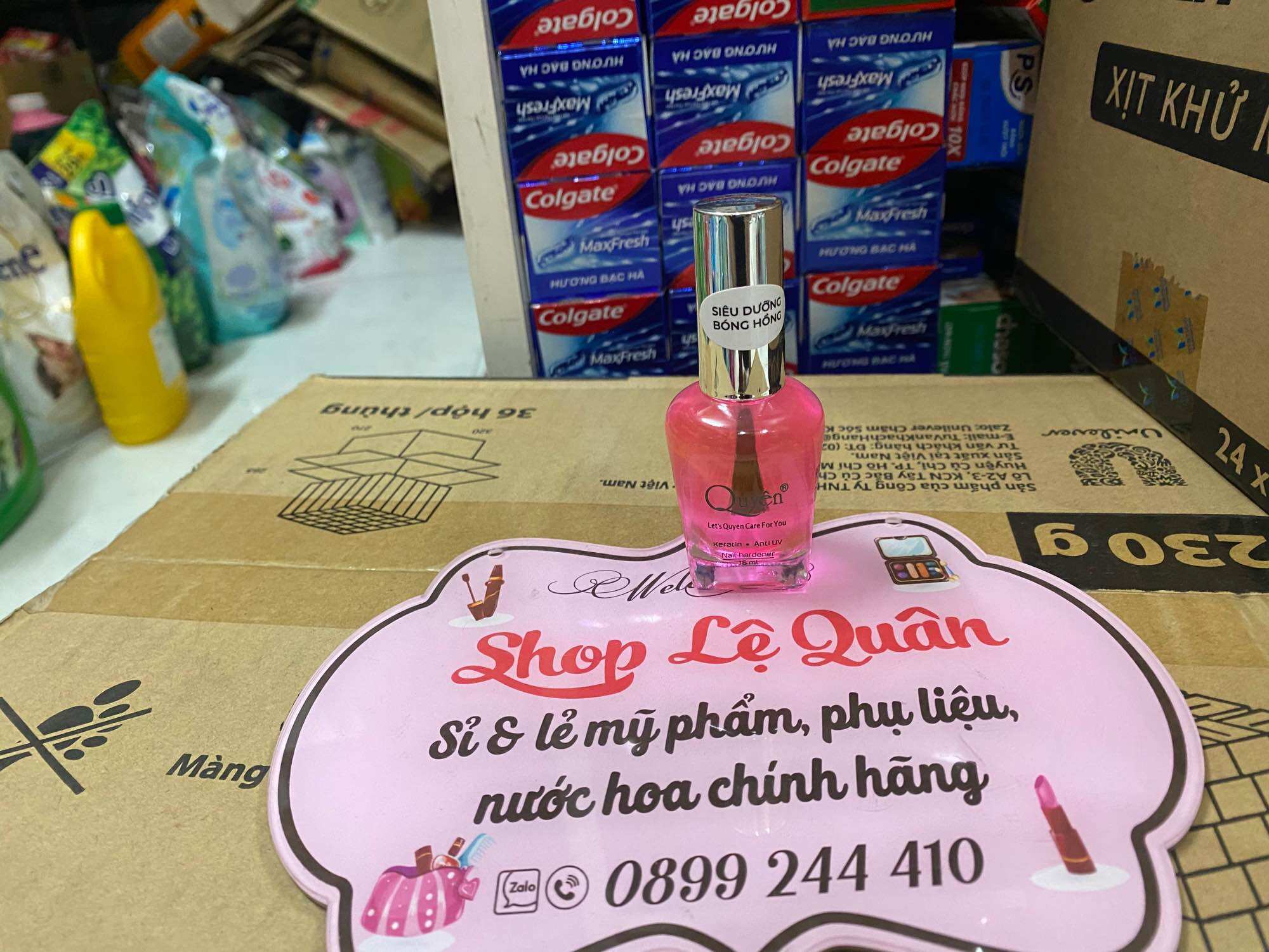 Sơn dưỡng sơn bóng móng tay quyên cao cấp 15ml
