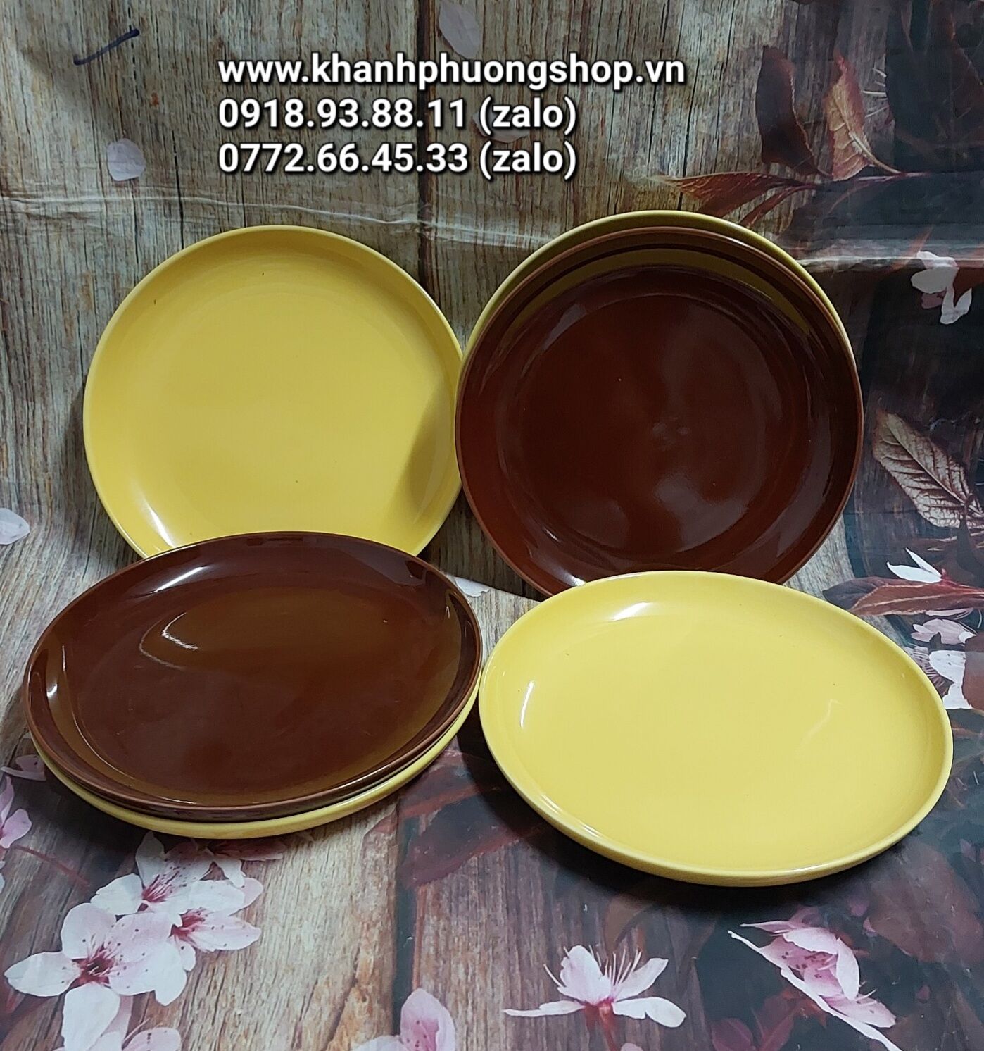 dĩa sứ màu vàng pastel - dĩa sứ màu vàng