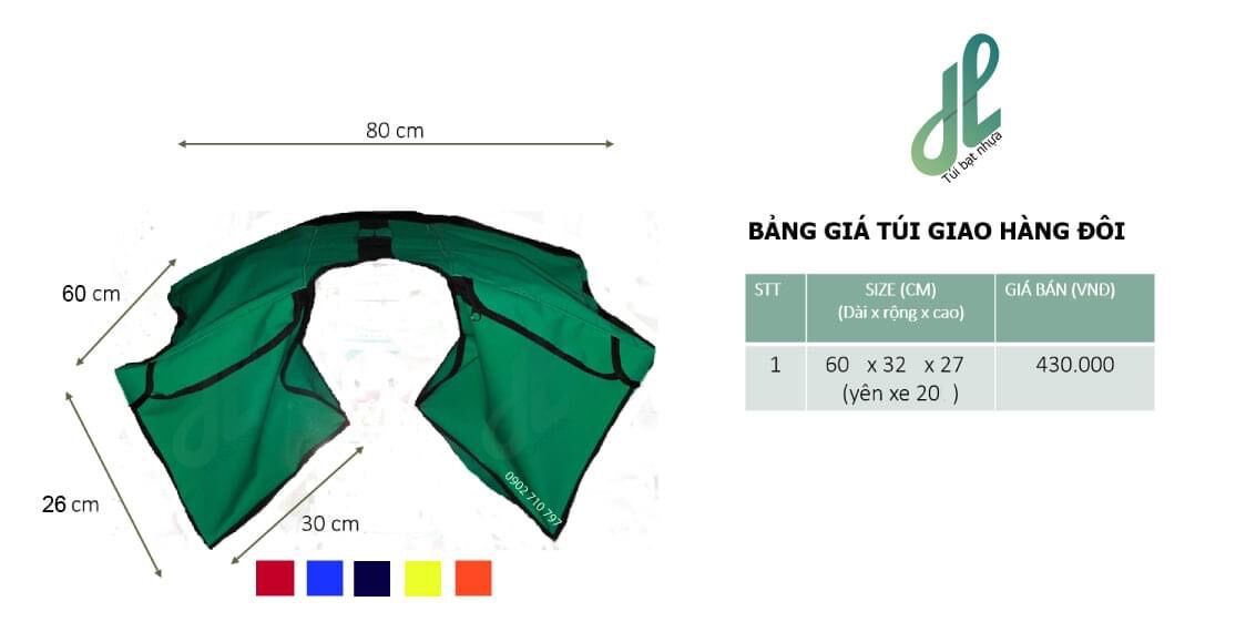 [HCM]TÚI GIAO HÀNG ĐÔI