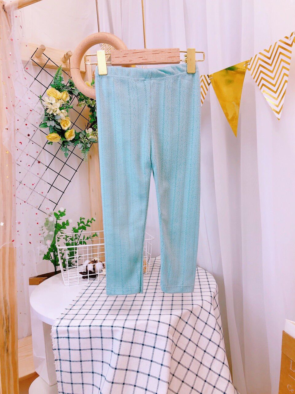 Quần legging thông hơi bé gái
