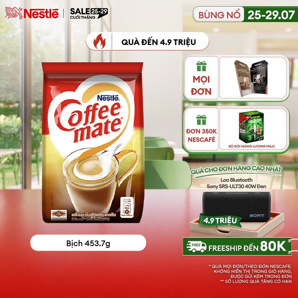 [FREESHIP TOÀN QUỐC] Bột kem Nestle Coffee Mate (453.7g)