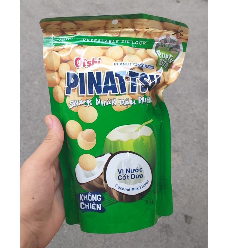 Đậu phộng nước cốt dừa Oishi gói 95g