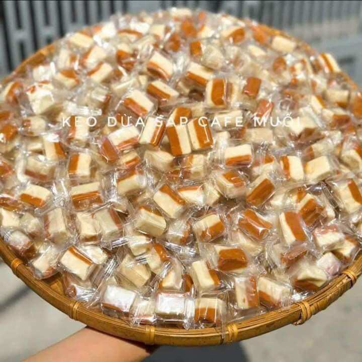 Kẹo Dừa caffe muối 500gr