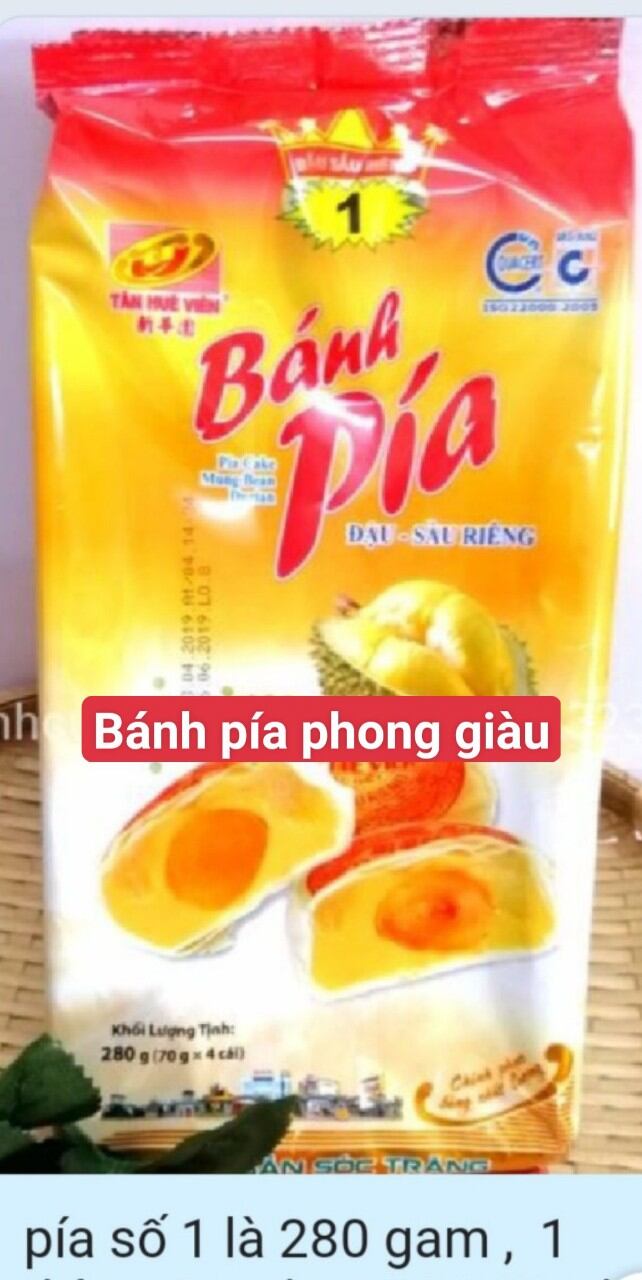 bánh pía đặc sản sóc trăng ( cây 4 bánh )