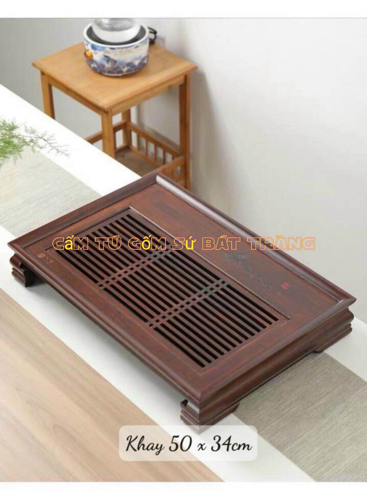 Khay Trà Gỗ Đẹp cho phòng khách
