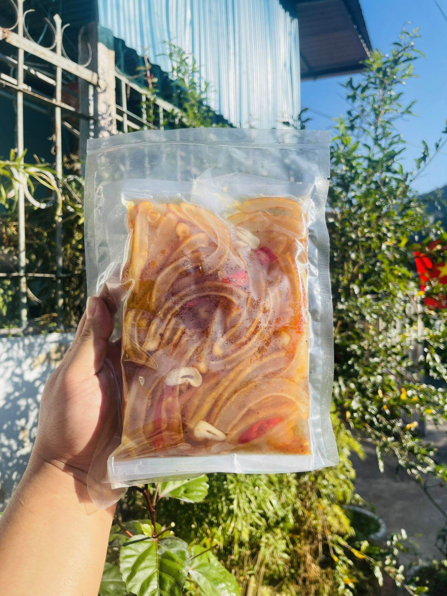 Da trâu muối chua  ( túi 500gr) Đặc sản Tây Bắc