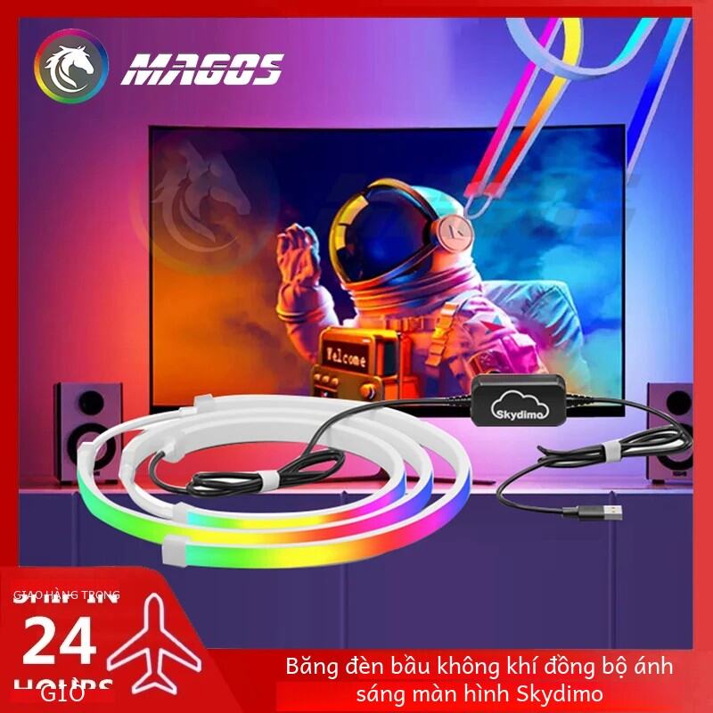 Skydimo Ambilight RGB Dải Cho Máy Tính Thể Thao Điện Tử Game Thủ Máy Tính Để Bàn Màn Hình LED USB 5V
