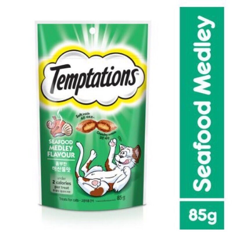 Bánh thưởng cho mèo Temptations 75g