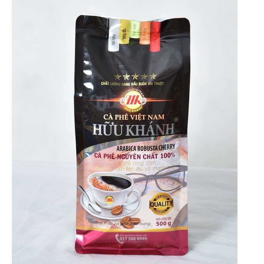 Cà phê HỮU KHÁNH - HK 5SAO (bịch 500gr)