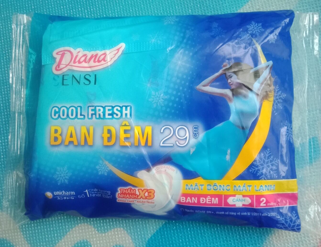 Combo 10 miếng bvs ban đêm Sensi cool 29cm