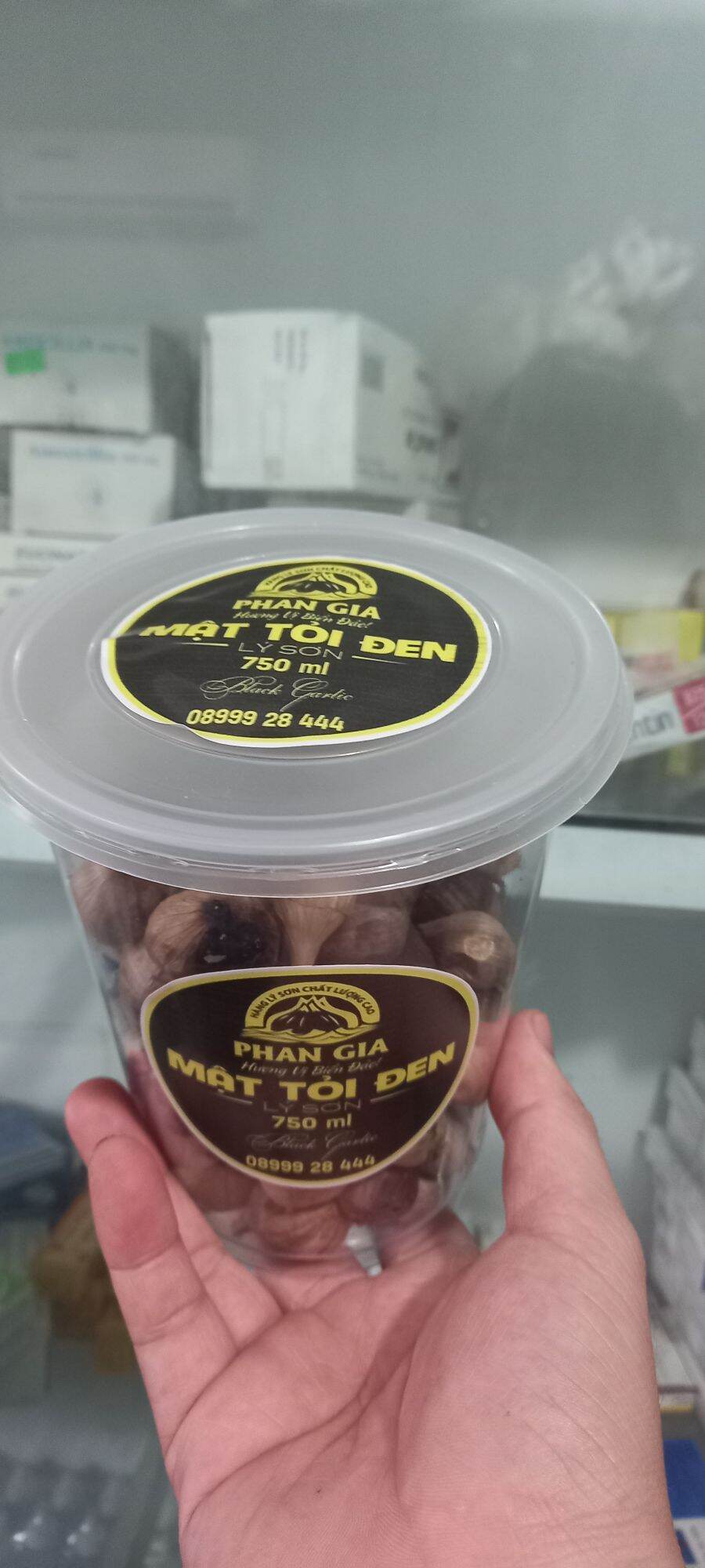 Tỏi đen 3 nhánh chính hiệu lý sơn 100% tỏi lý sơn túi 250g