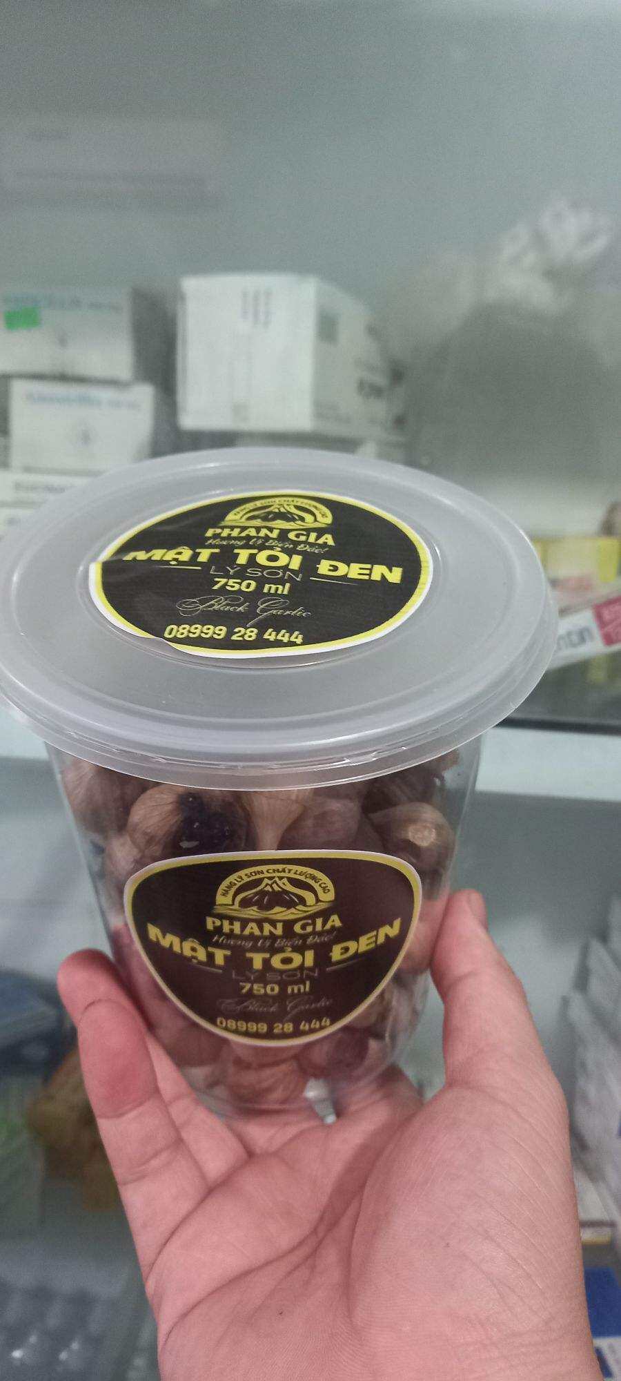 tỏi đen 3 nhánh chính hiệu Lý Sơn 100% tỏi Lý Sơn(không dùng tỏi Trung Quốc) túi 250g