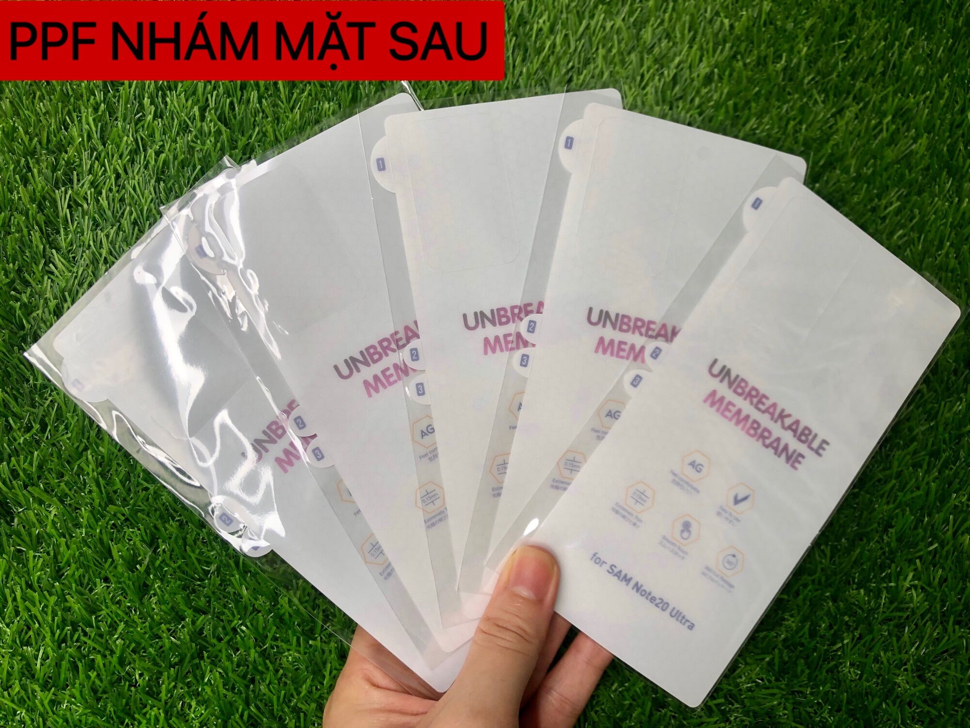 [ MẶT TRƯỚC + MẶT SAU ] DÁN PPF DẺO NHÁM DÀNH CHO SAMSUNG S8/S9 S8+/S9+ S10 S10+ NOTE8/9 NOTE10 NOTE10+