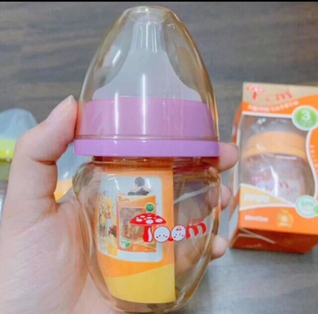 Bình sữa PPSU Toom 80ml cho trẻ sơ sinh ( tặng kèm núm ti thay thế)