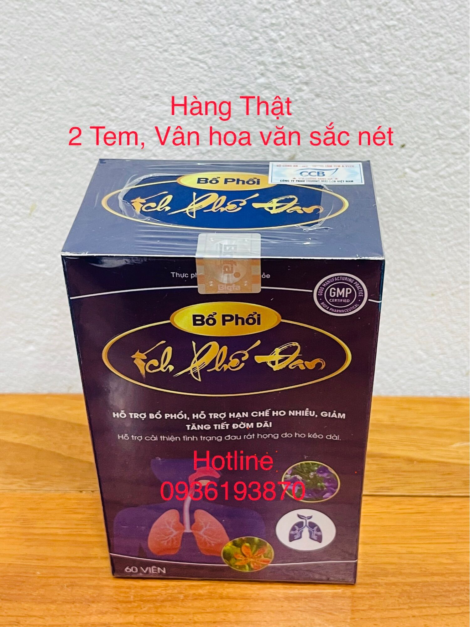 BỔ PHỔI ÍCH PHẾ ĐAN - 2 Uống và 1 Xịt Họng
