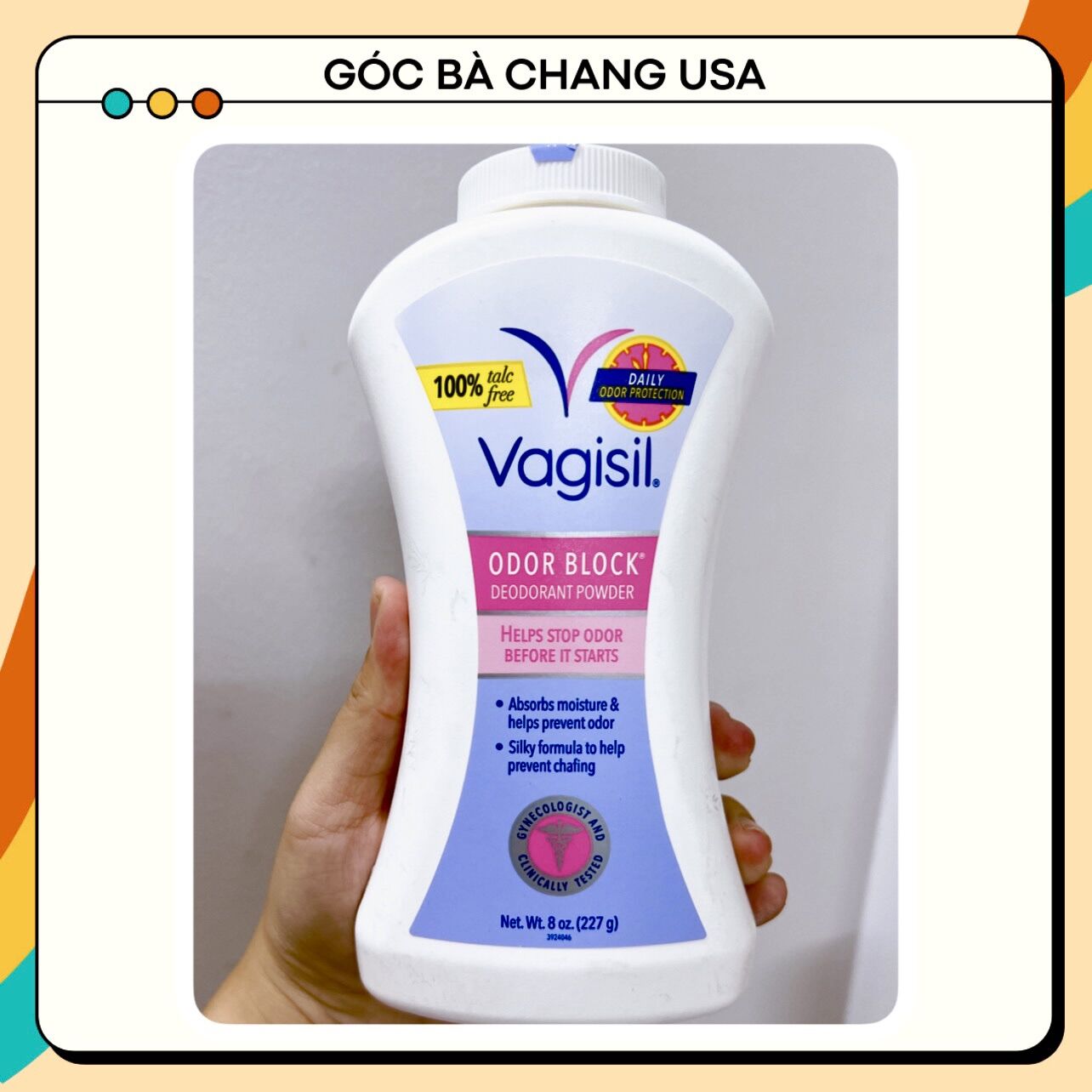 PHẤN RÔM CHO CÔ BÉ VAGISIL DEODORANT POWDER