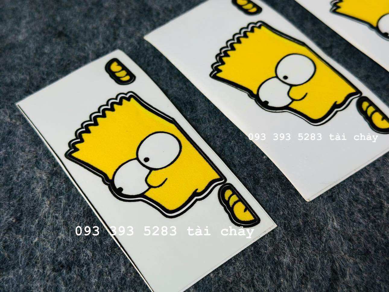 [ 1 MIẾNG ] TEM SIMSON SIZE LỚN DÁN TRANG TRÍ XE