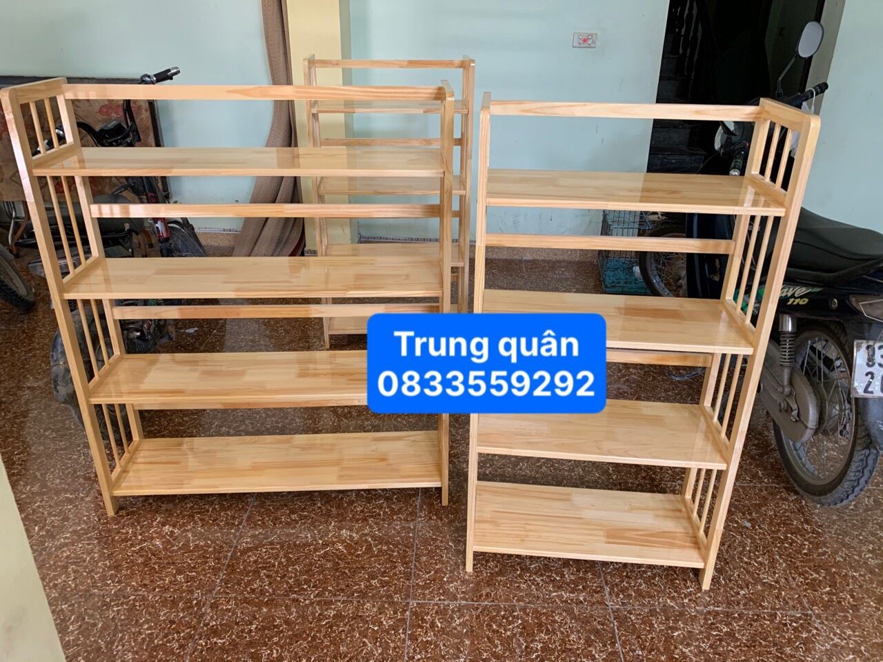 Kệ gỗ 5 tầng 100cm