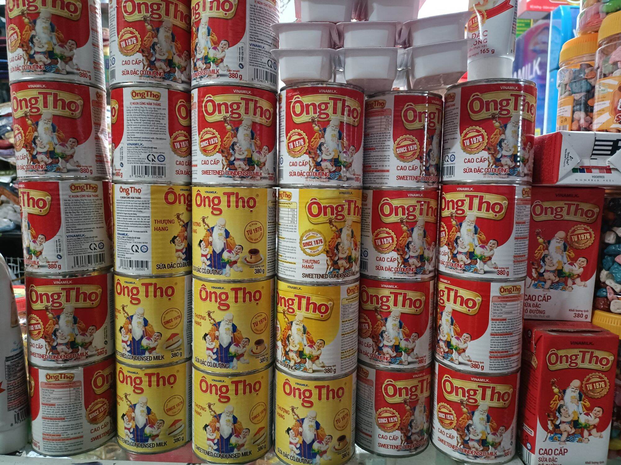 Sữa đặc ông thọ hộp tròn 380g