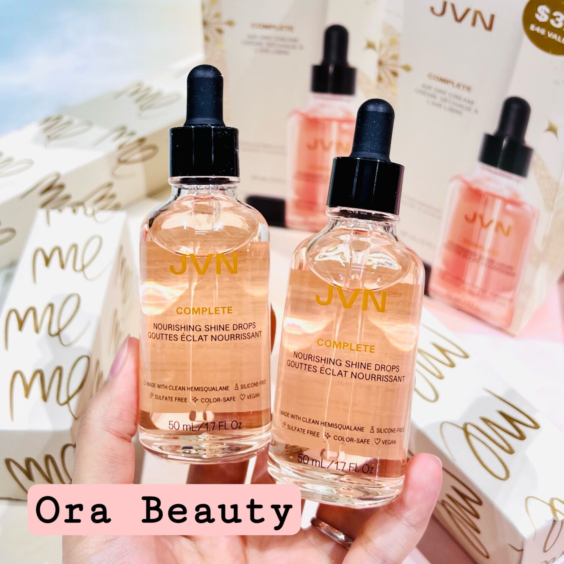 Dầu dưỡng tóc JVN Hair Complete Nourishing Hair Oil Shine Drops