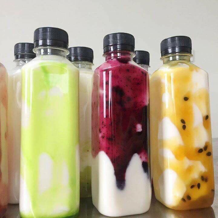 10 Chai nhựa đựng trà sữa 350ml