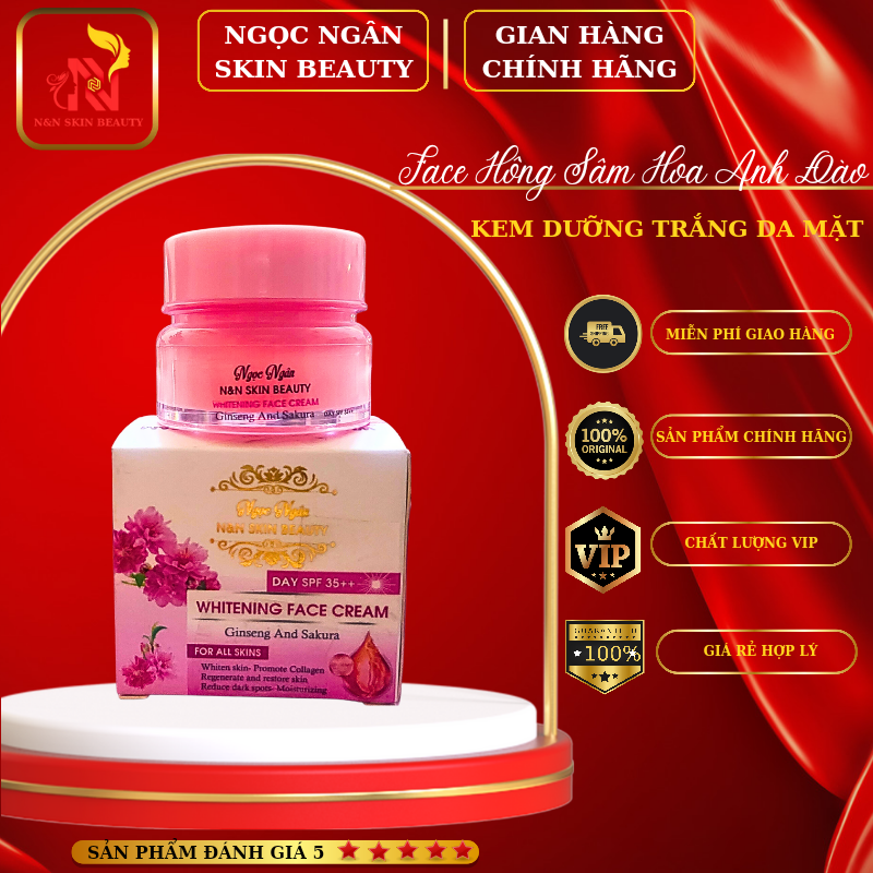 Face hồng sâm & hoa anh đào