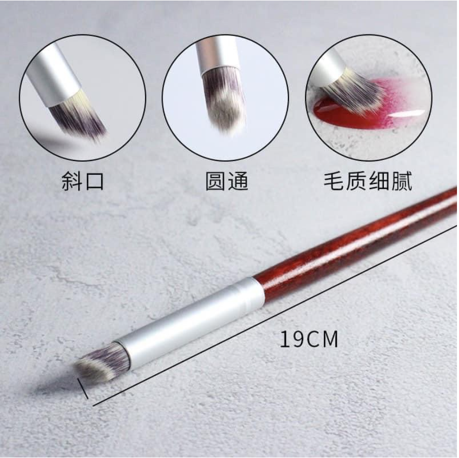 CỌ OMBRE ĐẦU TRÒN VẼ NAIL
