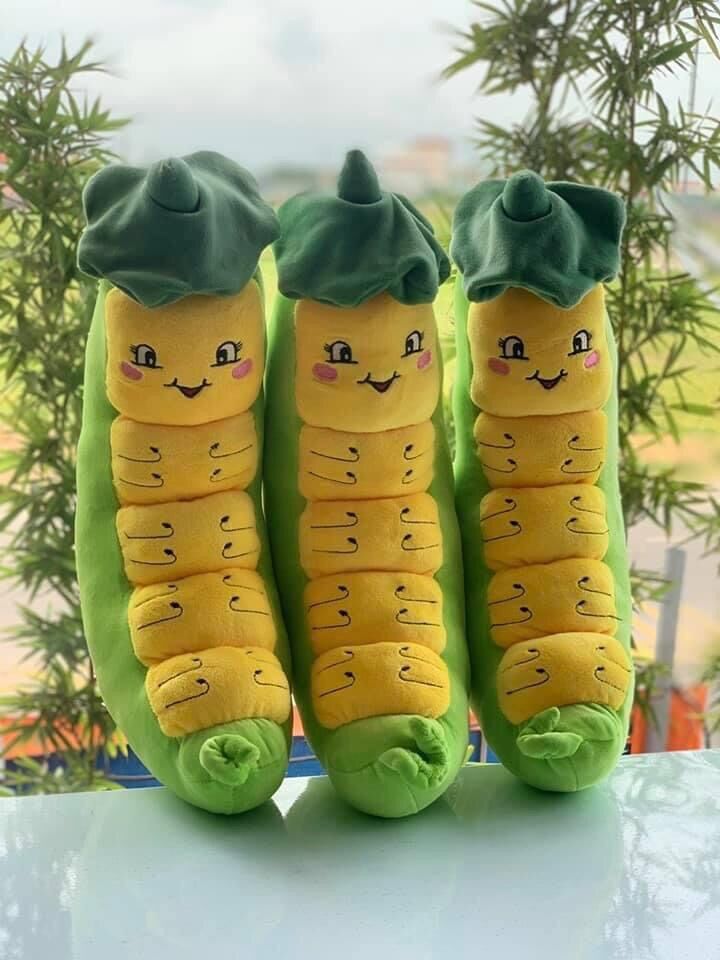 Thú bông sâu lá,gối ôm hình sâu siêu dễ thương