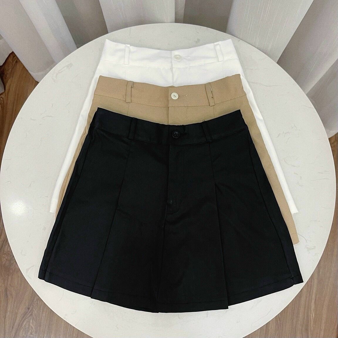 Chân váy Quần váy kaki lưng thun