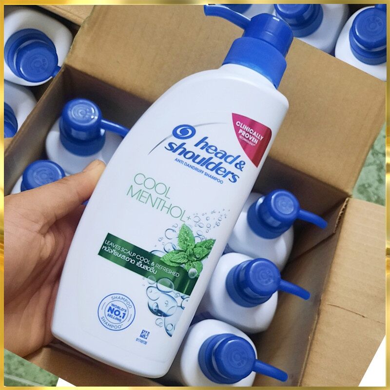 Dầu gội bạc hà Cool Menthol head&shoulders thái lan (450ml)