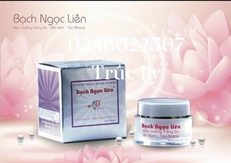 (Hàng chuẩn ) Kem mặt Bạch Ngọc Liên dưỡng trắng da hộp 20gram