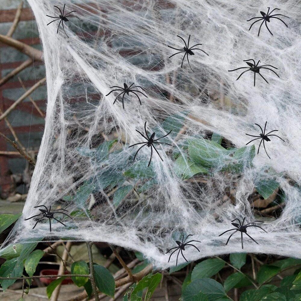 Mạng nhện /tơ nhện giả trang trí hallowen